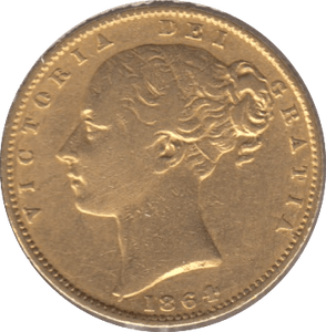 1864 GOLD SOVEREIGN ( GVF ) - Sovereign - Cambridgeshire Coins