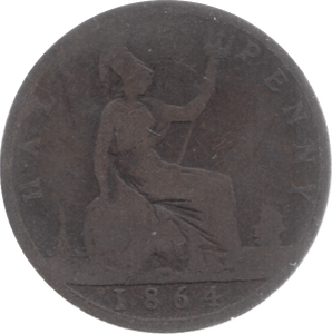 1864 HALFPENNY ( FAIR ) - Halfpenny - Cambridgeshire Coins