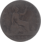 1864 HALFPENNY ( FAIR ) - Halfpenny - Cambridgeshire Coins