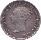 1864 MAUNDY FOURPENCE ( EF ) - Maundy Coins - Cambridgeshire Coins