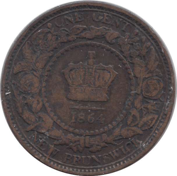 1864 ONE CENT NEW BRUNSWICK - WORLD coins - Cambridgeshire Coins