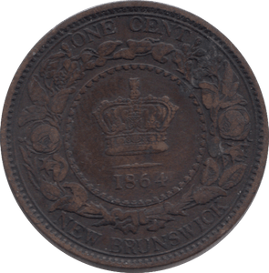 1864 ONE CENT NOVA SCOTIA - WORLD COINS - Cambridgeshire Coins