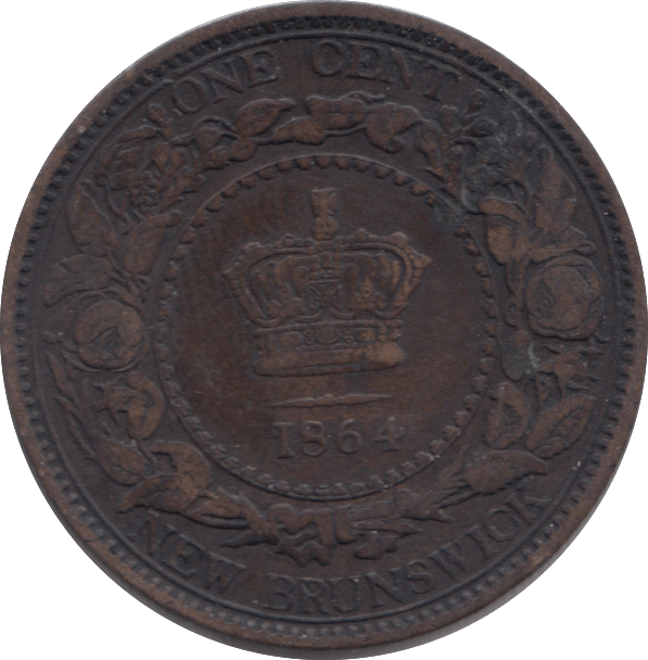 1864 ONE CENT NOVA SCOTIA - WORLD COINS - Cambridgeshire Coins