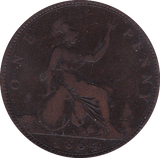 1864 PENNY ( F ) C . - Penny - Cambridgeshire Coins