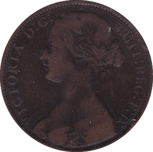 1864 PENNY ( F ) C . - Penny - Cambridgeshire Coins