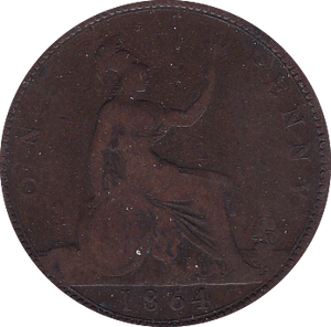 1864 PENNY ( FAIR ) - Penny - Cambridgeshire Coins