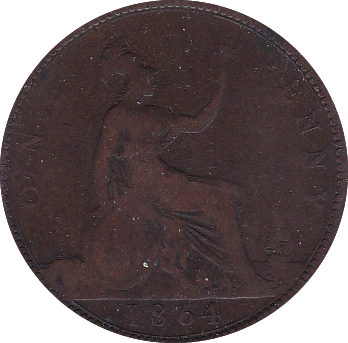 1864 PENNY ( FAIR ) - Penny - Cambridgeshire Coins