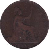 1864 PENNY ( FAIR ) - Penny - Cambridgeshire Coins