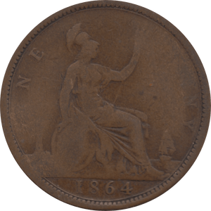 1864 PENNY ( FINE ) 2 35 - Penny - Cambridgeshire Coins