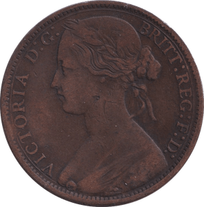 1864 PENNY ( FINE ) - PENNY - Cambridgeshire Coins
