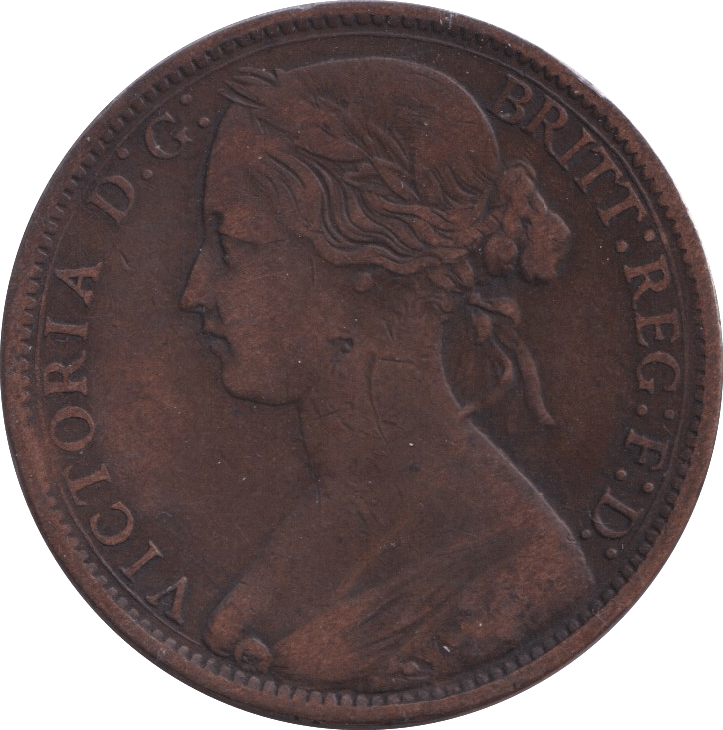 1864 PENNY ( FINE ) - PENNY - Cambridgeshire Coins