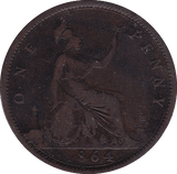1864 PENNY ( GF ) B - Penny - Cambridgeshire Coins