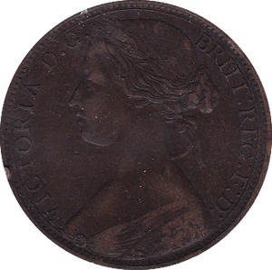 1864 PENNY ( VF ) - Penny - Cambridgeshire Coins