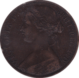 1864 PENNY ( VF ) - Penny - Cambridgeshire Coins