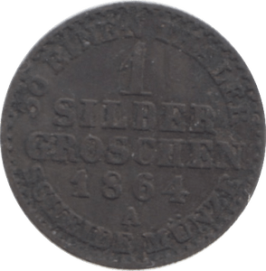 1864 PRUSSIA ONE SILBER - WORLD COINS - Cambridgeshire Coins
