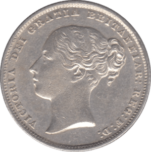 1864 SHILLING ( AUNC ) DIE 78 - Shilling - Cambridgeshire Coins