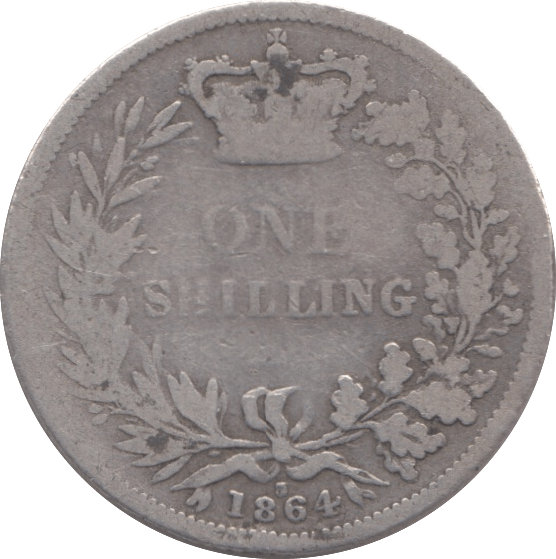 1864 SHILLING DIE 3 ( FAIR ) - Shilling - Cambridgeshire Coins