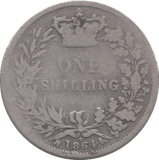1864 SHILLING DIE 3 ( FAIR ) - Shilling - Cambridgeshire Coins