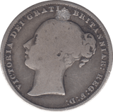 1864 SHILLING ( FAIR ) PLUGGED - Shilling - Cambridgeshire Coins