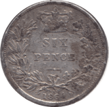 1864 SIXPENCE ( FINE ) - Sixpence - Cambridgeshire Coins