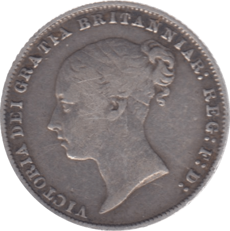 1864 SIXPENCE ( GF ) 6 - Sixpence - Cambridgeshire Coins