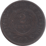 1864 USA TWO CENTS - WORLD COINS - Cambridgeshire Coins