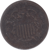 1864 USA TWO CENTS - WORLD COINS - Cambridgeshire Coins