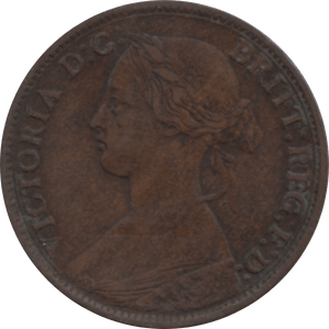 1865 FARTHING 2 ( VF ) 88 - Farthing - Cambridgeshire Coins