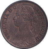 1865 FARTHING ( AUNC ) - Farthing - Cambridgeshire Coins