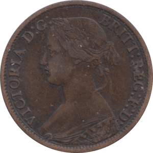 1865 FARTHING ( FAIR ) - Farthing - Cambridgeshire Coins