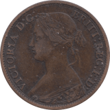 1865 FARTHING ( FAIR ) - Farthing - Cambridgeshire Coins