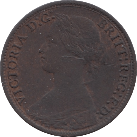 1865 FARTHING ( GF ) 1 - Farthing - Cambridgeshire Coins