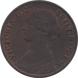 1865 FARTHING ( GF ) 1 - Farthing - Cambridgeshire Coins
