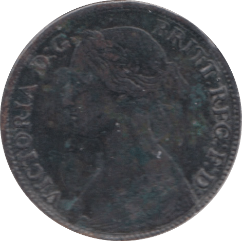 1865 FARTHING ( GF ) 3 - Farthing - Cambridgeshire Coins