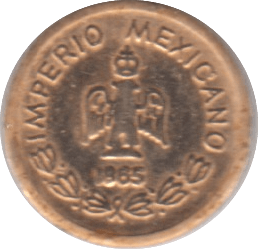 1865 GOLD 1 PESO MEXICO - Gold World Coins - Cambridgeshire Coins