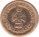 1865 GOLD 1 PESO MEXICO - Gold World Coins - Cambridgeshire Coins