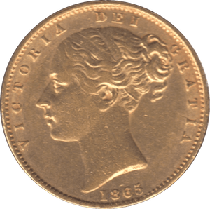 1865 GOLD SOVEREIGN ( GVF ) DIE 12 - Sovereign - Cambridgeshire Coins