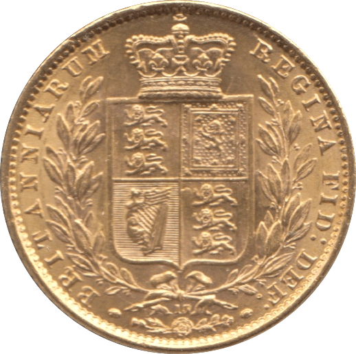 1865 GOLD SOVEREIGN ( UNC ) DIE 15 - Sovereign - Cambridgeshire Coins