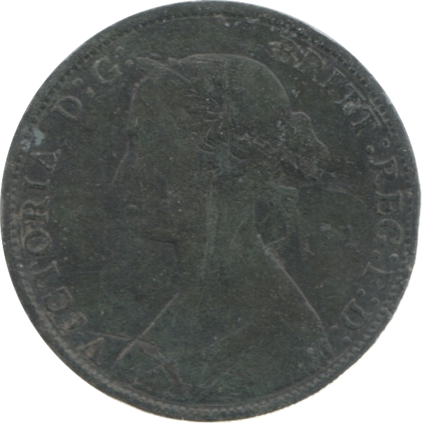 1865 HALFPENNY ( FINE ) - Halfpenny - Cambridgeshire Coins