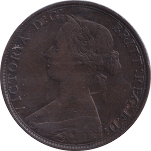 1865 HALFPENNY ( VF ) - Halfpenny - Cambridgeshire Coins