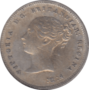 1865 MAUNDY FOURPENCE ( EF ) - Maundy Coins - Cambridgeshire Coins