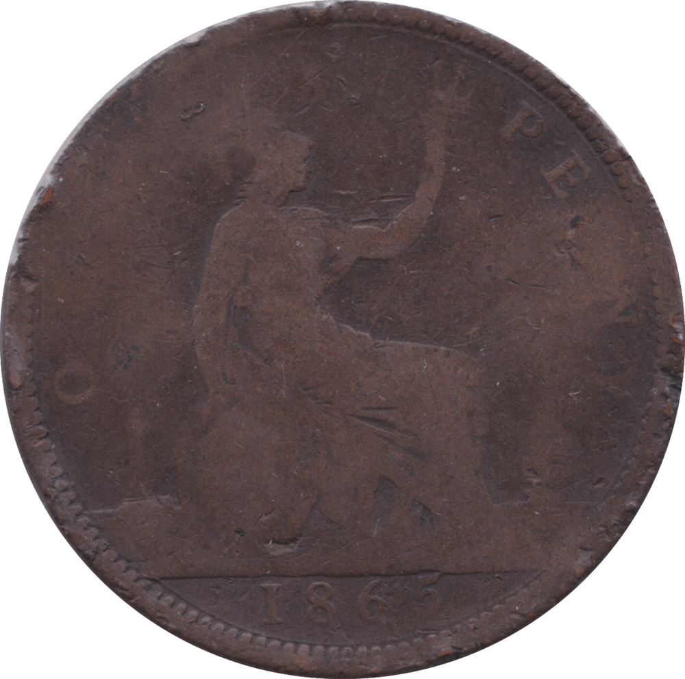 1865 PENNY ( FAIR ) - Penny - Cambridgeshire Coins