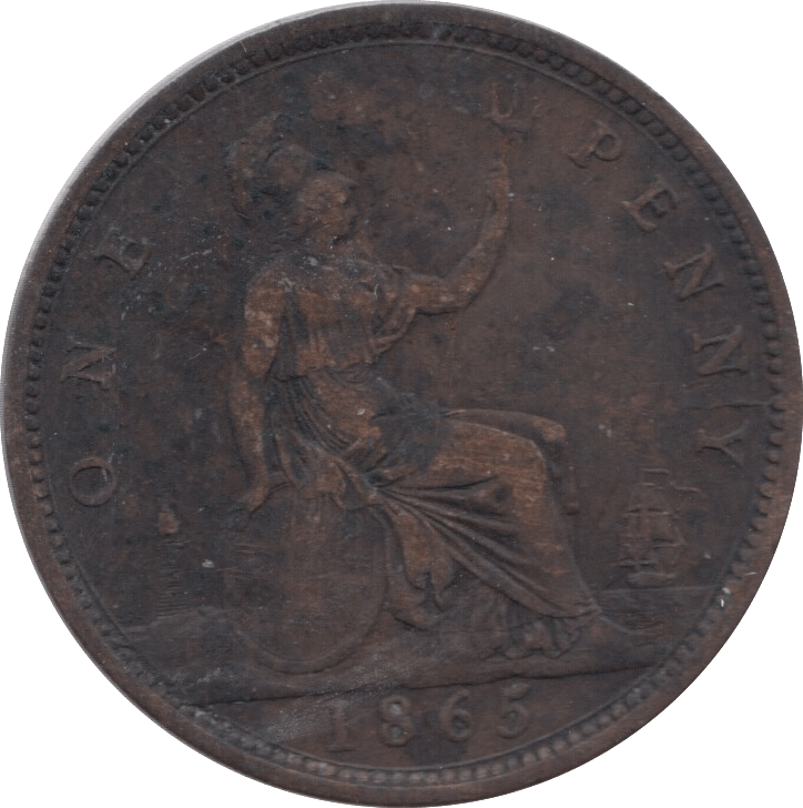 1865 PENNY ( GF ) 24 - Penny - Cambridgeshire Coins