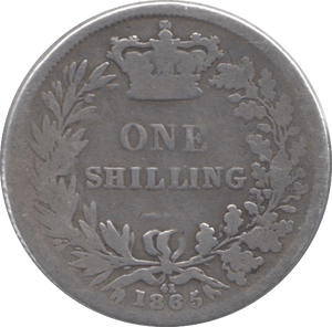 1865 SHILLING ( FAIR ) DIE 41 - Shilling - Cambridgeshire Coins
