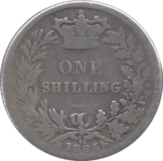 1865 SHILLING ( FAIR ) DIE 41 - Shilling - Cambridgeshire Coins