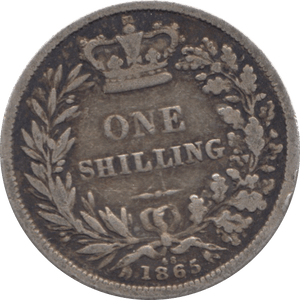 1865 SHILLING ( FAIR ) DIE 48 6 - Shilling - Cambridgeshire Coins
