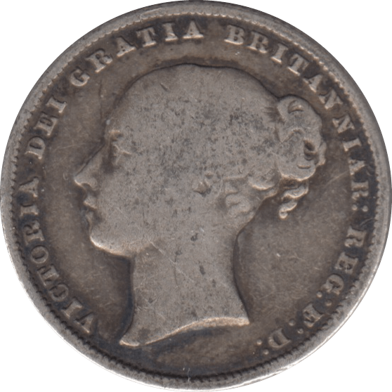 1865 SHILLING ( FAIR ) DIE 48 6 - Shilling - Cambridgeshire Coins