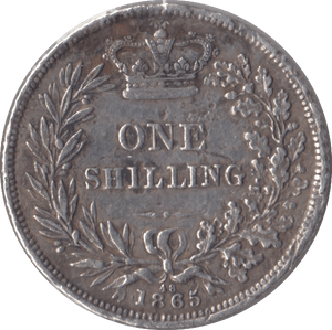 1865 SHILLING ( FAIR ) DIE 48 - Shilling - Cambridgeshire Coins