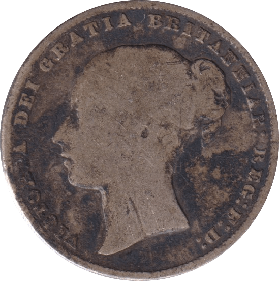 1865 SHILLING ( FAIR ) - Shilling - Cambridgeshire Coins