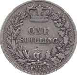 1865 SHILLING ( FINE ) DIE 125 - Shilling - Cambridgeshire Coins